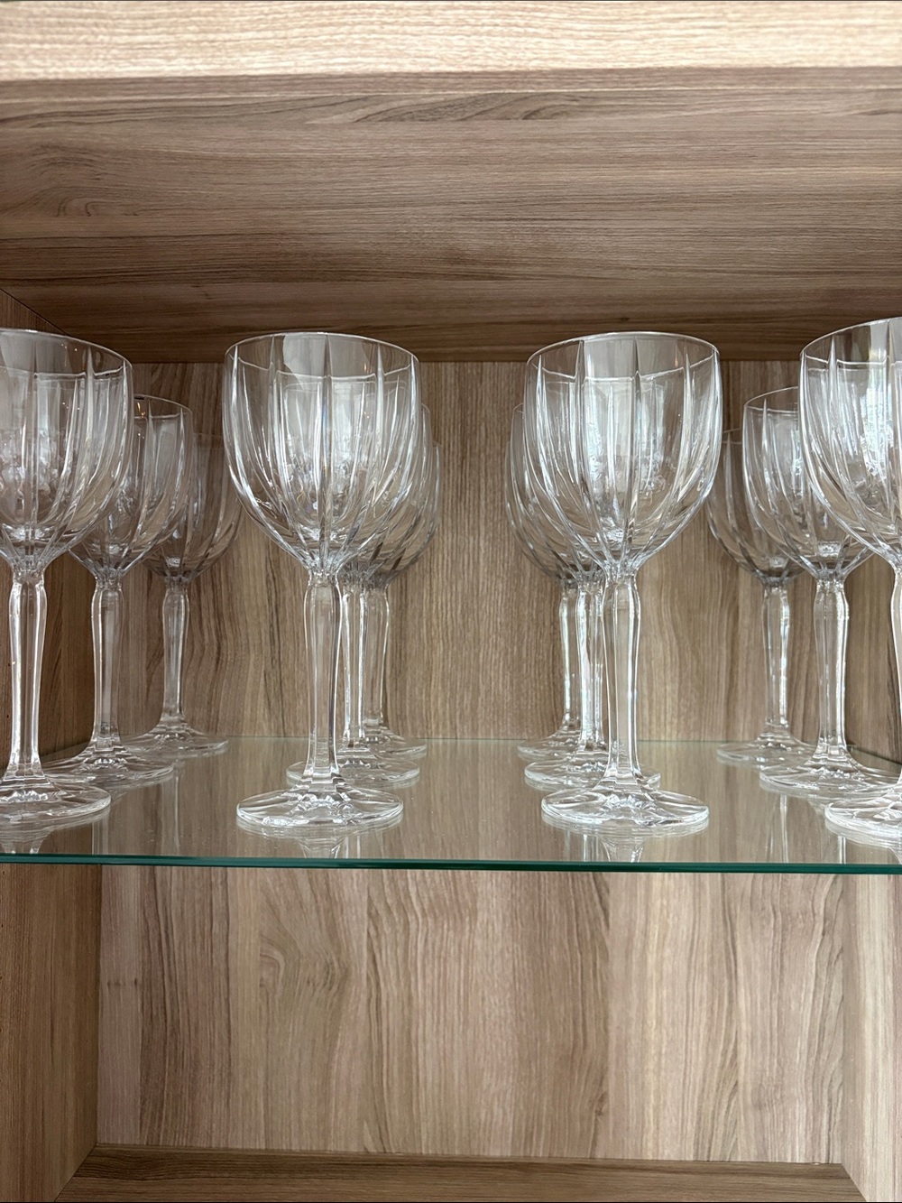 Marquis by Waterford Clear Stemmed Wine Glasses -Set of 12 Elegant Clear Glasses